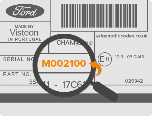Ford M Series Serial Number 